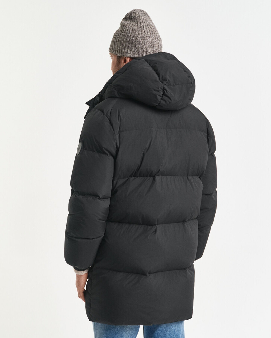daunenparka - schwarz