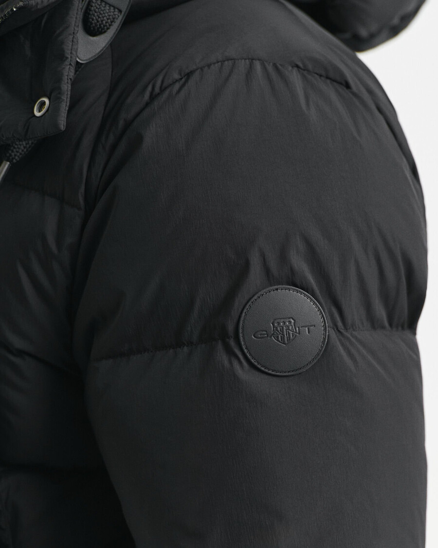 daunenparka - schwarz