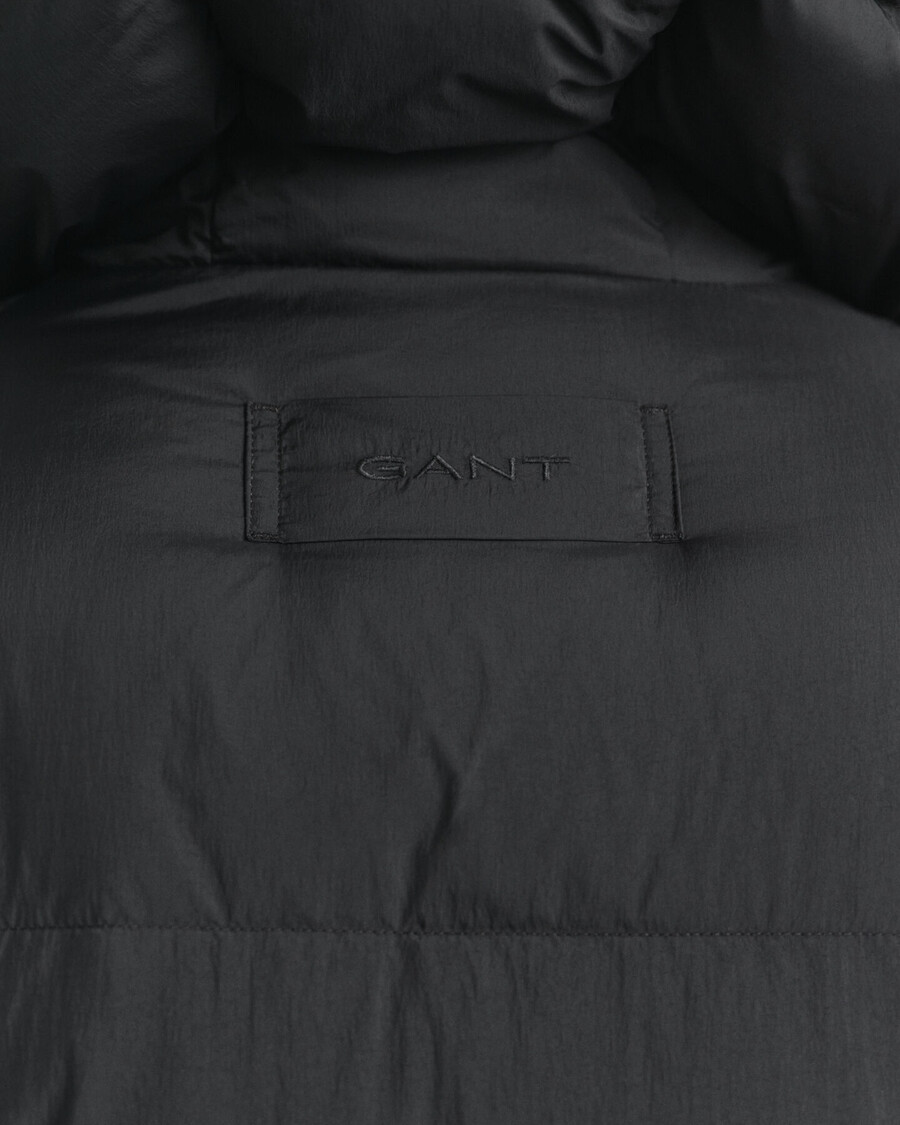 daunenparka - schwarz