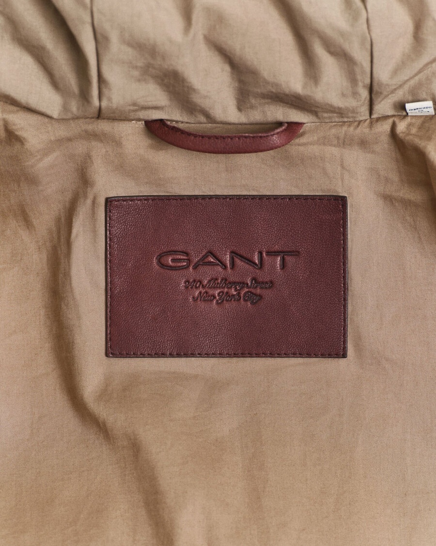 gänsedaunen-baumwollparka – karamellbeige