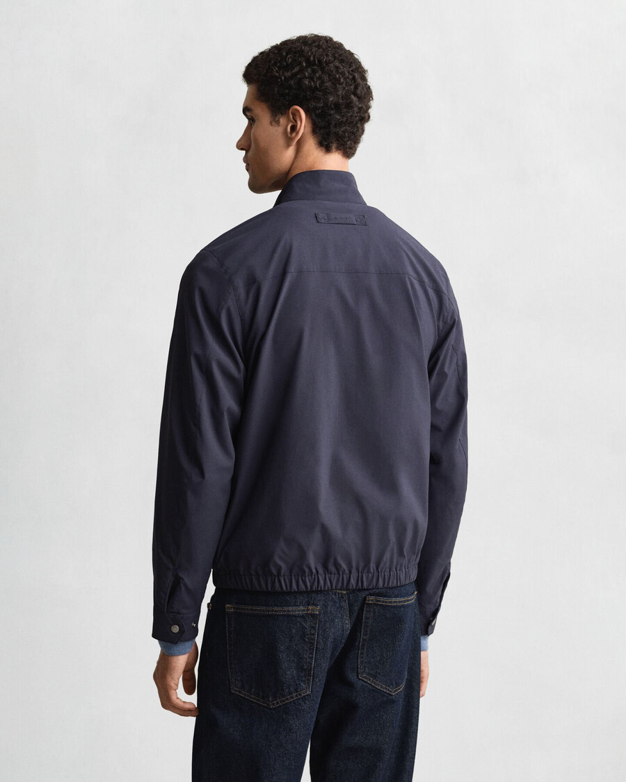 leichte harrington-jacke – abendblau