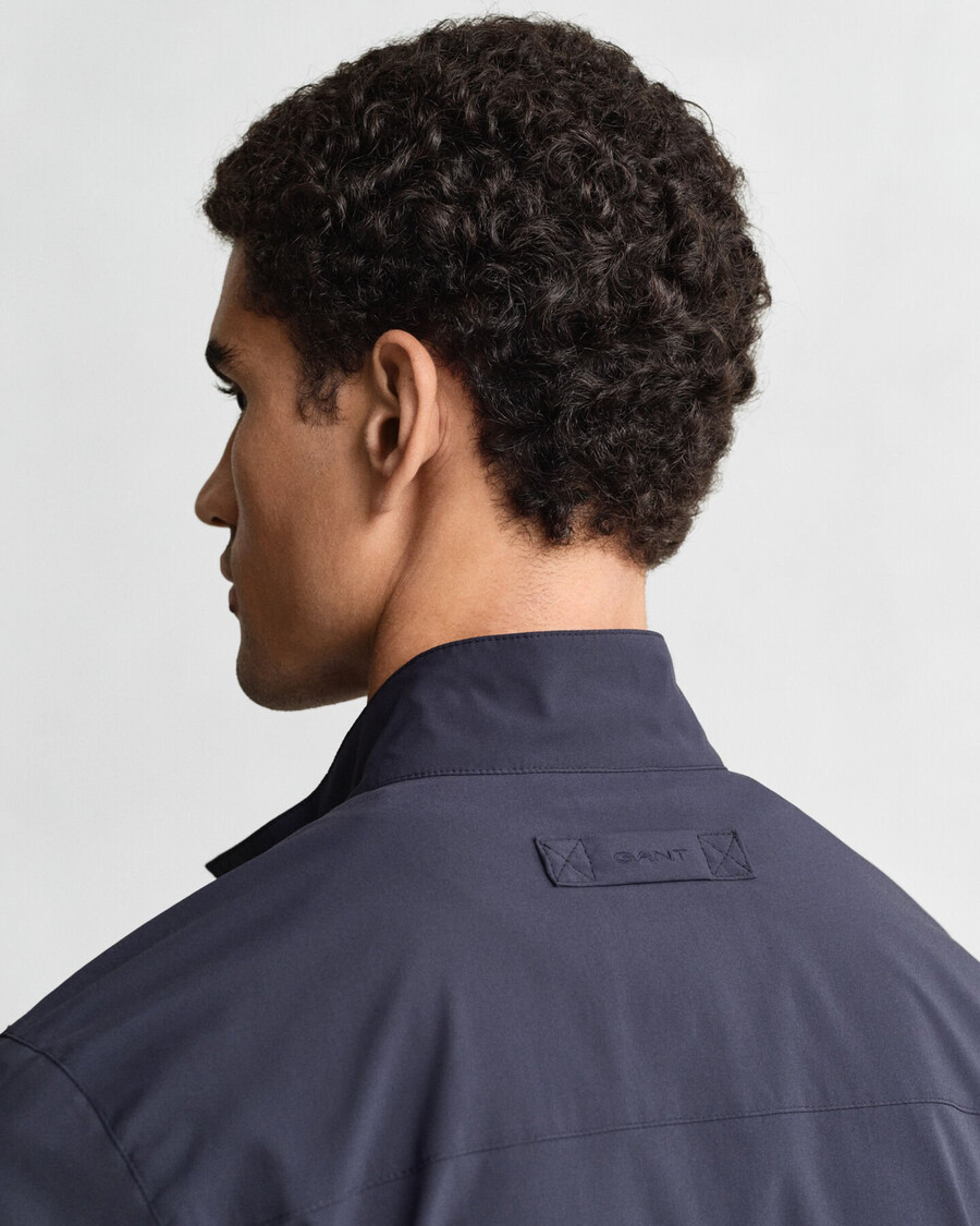 leichte harrington-jacke – abendblau