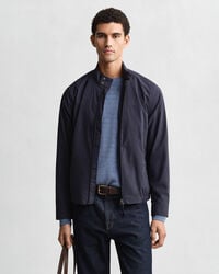 leichte harrington-jacke – abendblau