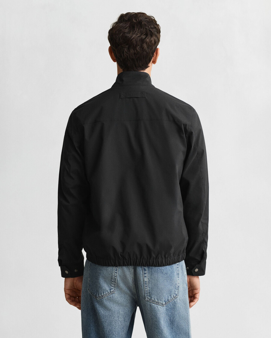 leichte harrington-jacke – schwarz