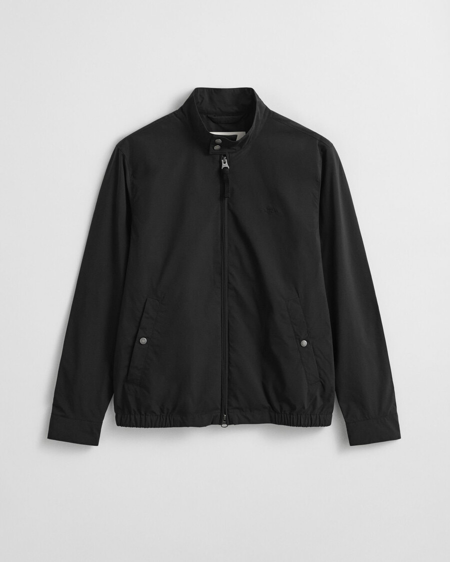 leichte harrington-jacke – schwarz