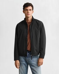 leichte harrington-jacke – schwarz