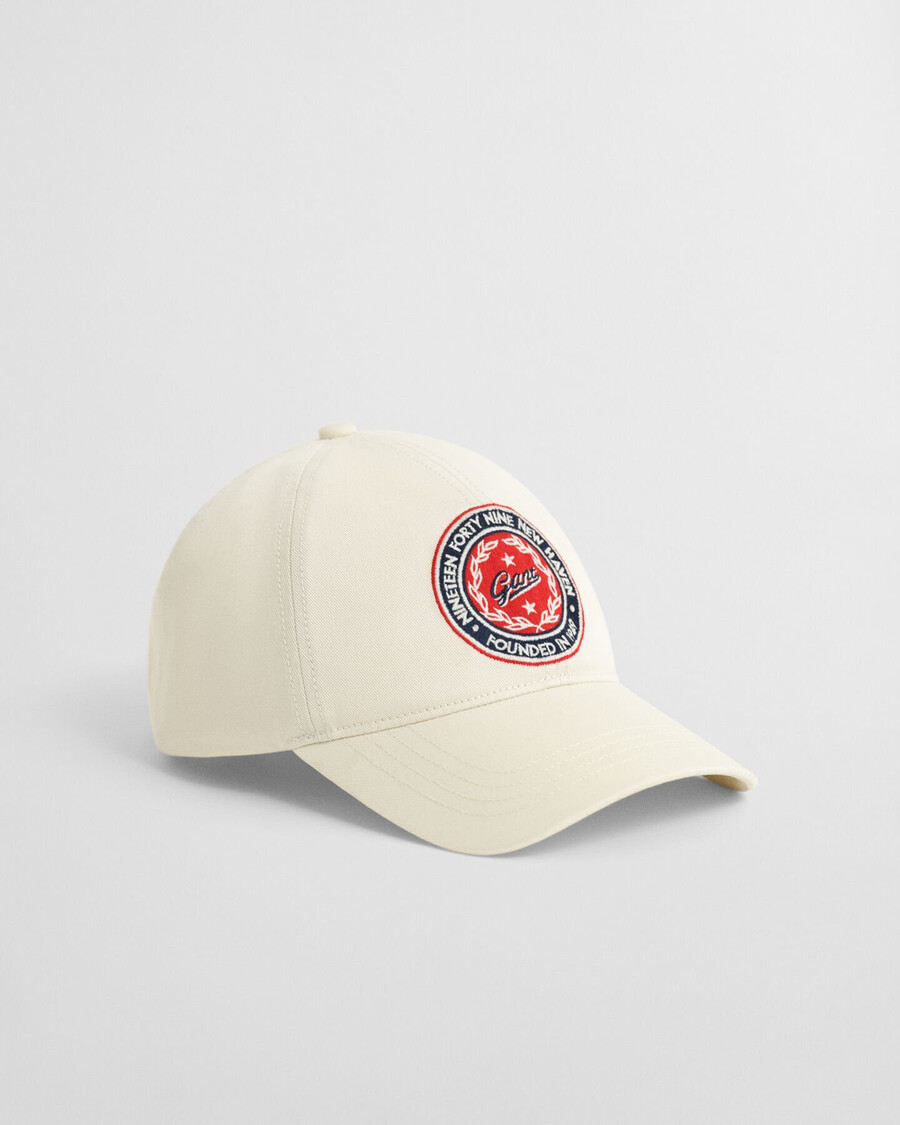 grafik-baumwoll-twill-kappe – creme