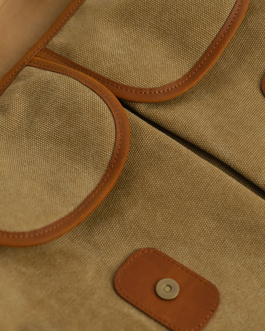 angeltasche aus gewaschenem canvas – erdnussbutter