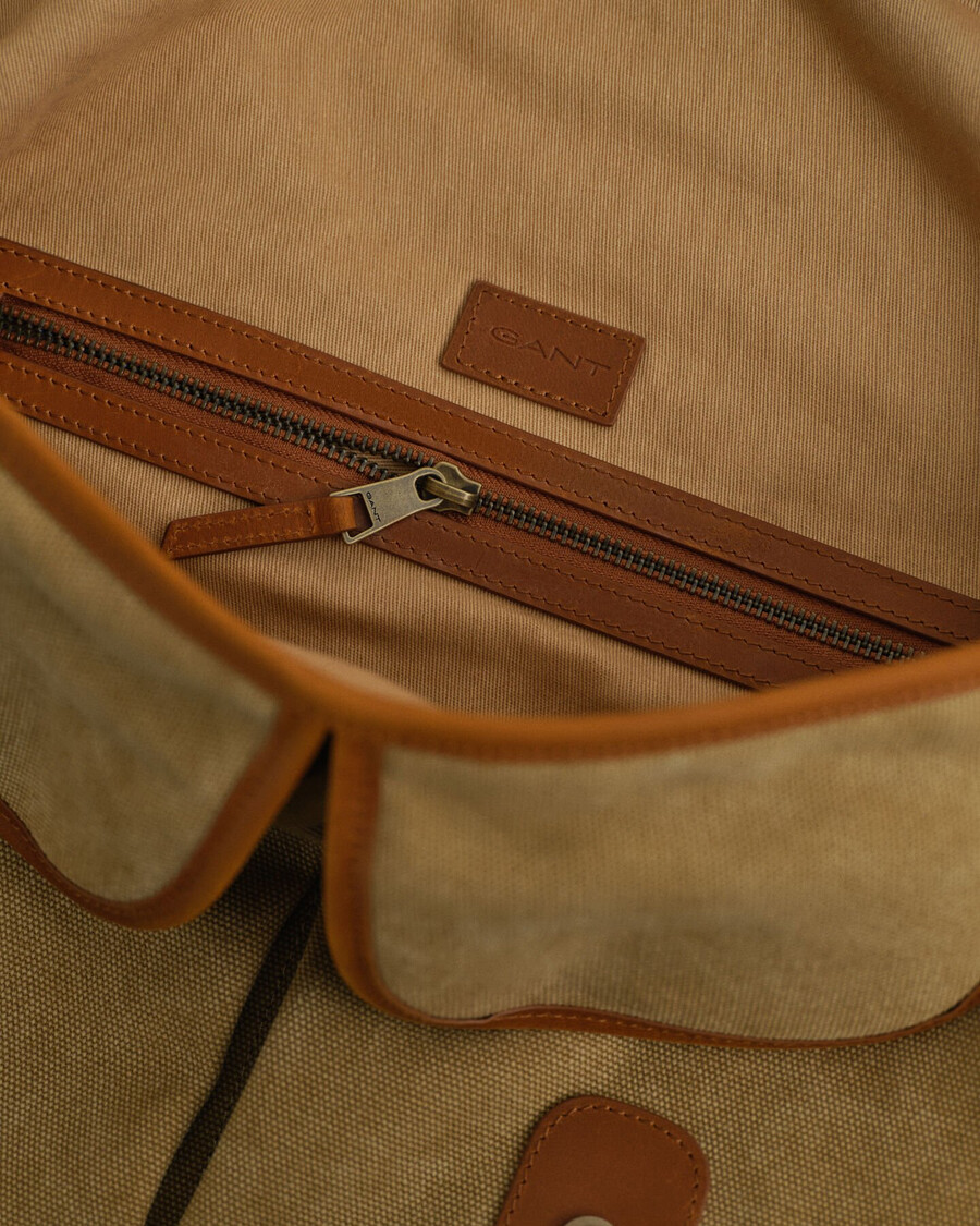 angeltasche aus gewaschenem canvas – erdnussbutter