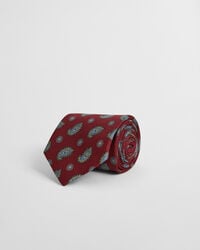 paisley-krawatte – pralles rot