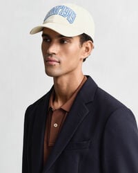 grafik-baumwoll-twill-kappe – creme