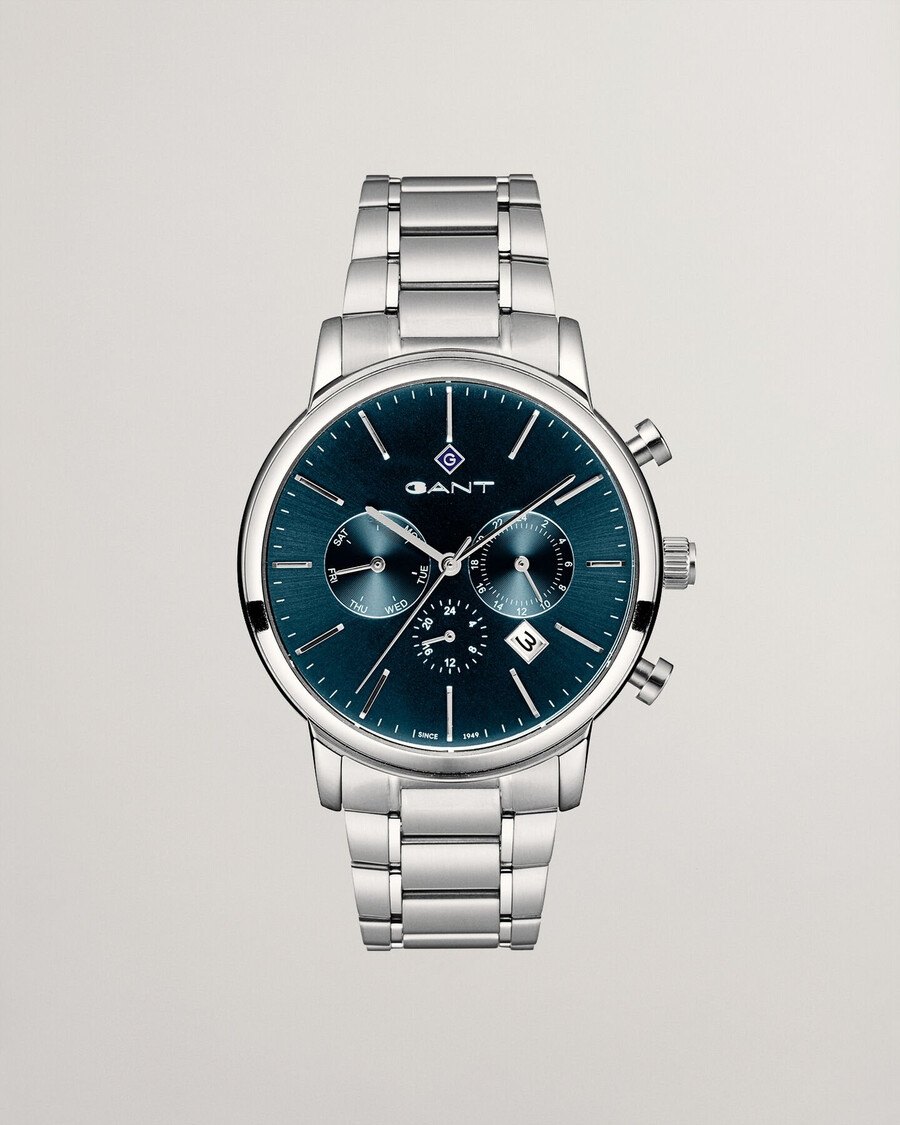 cleveland armbanduhr - denimblau meliert