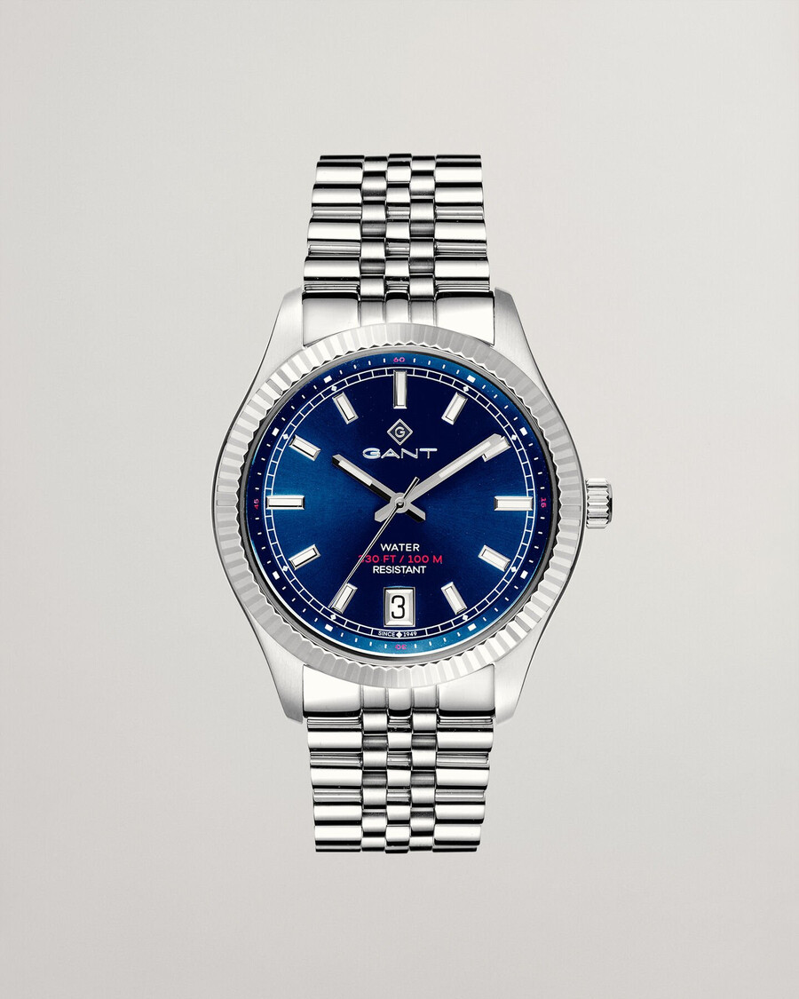 sussex 44 armbanduhr – college blue