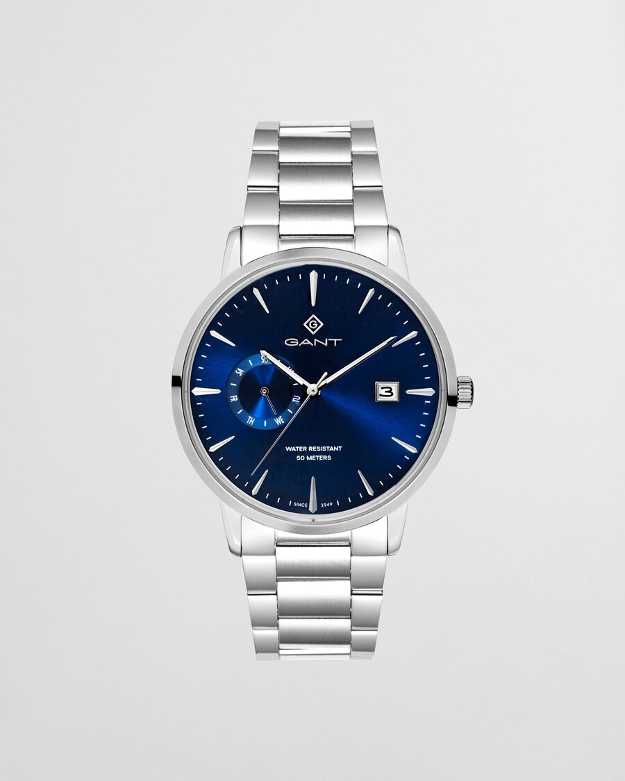 east hill watch – klassisches blau