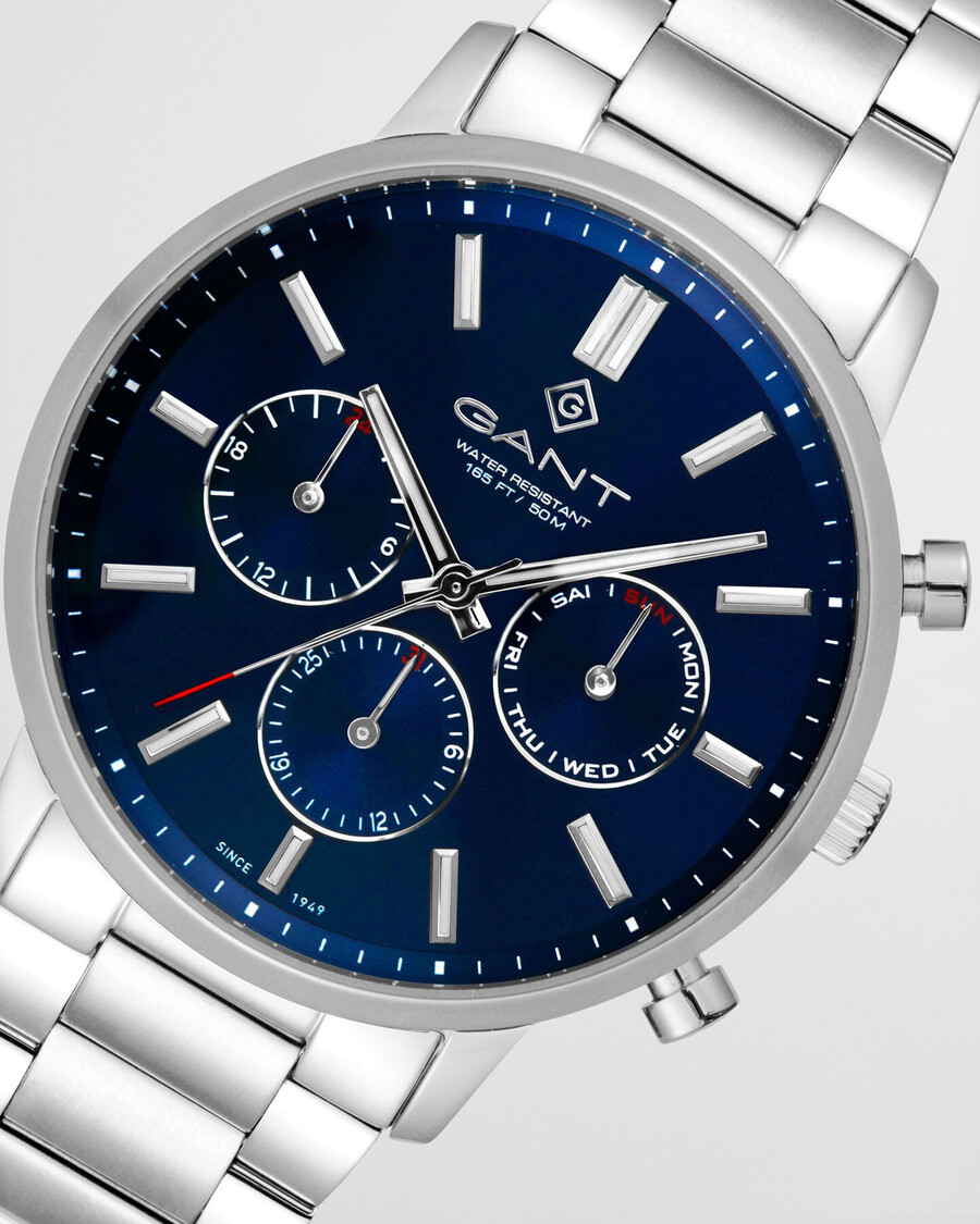 east hill daydate uhr – klassisches blau