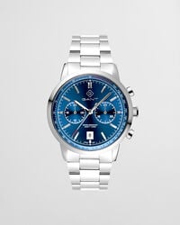 bergamo uhr – klassisches blau