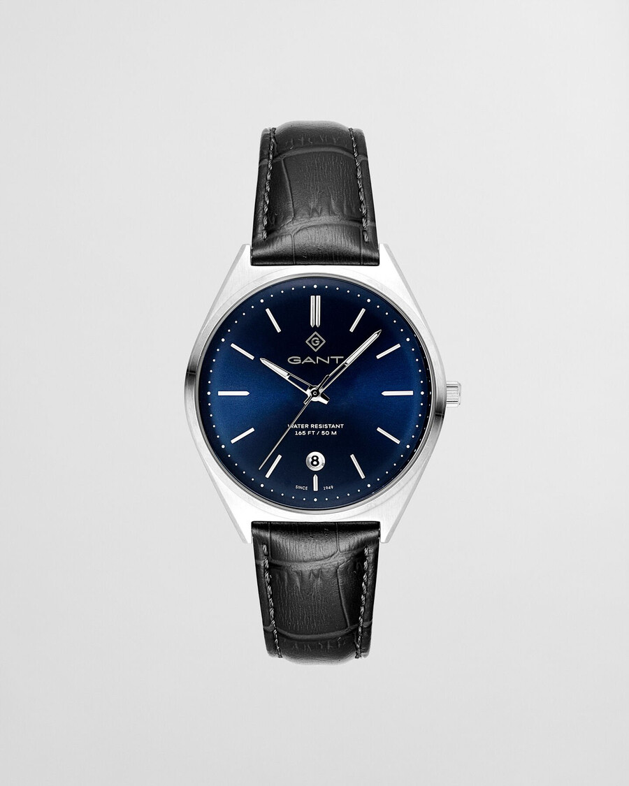 abington uhr – klassisches blau