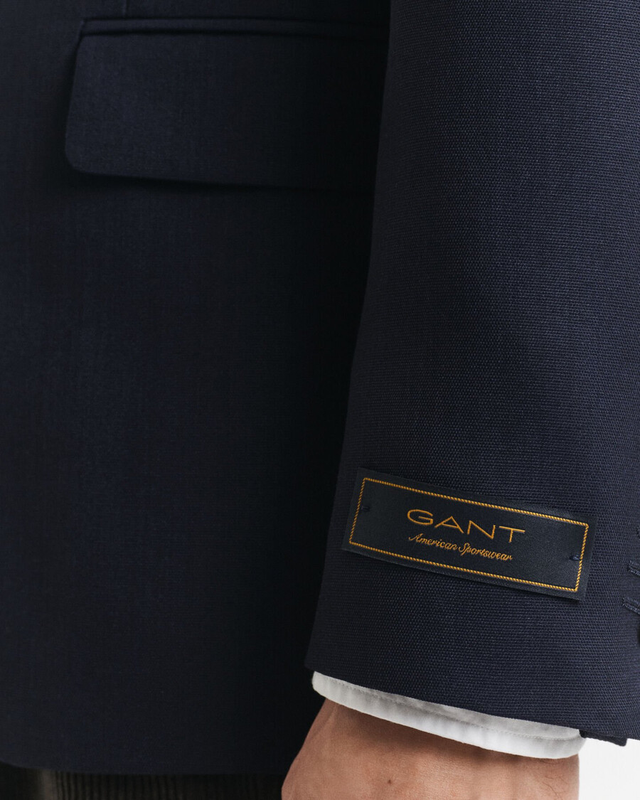 slim fit club bazer - abendblau