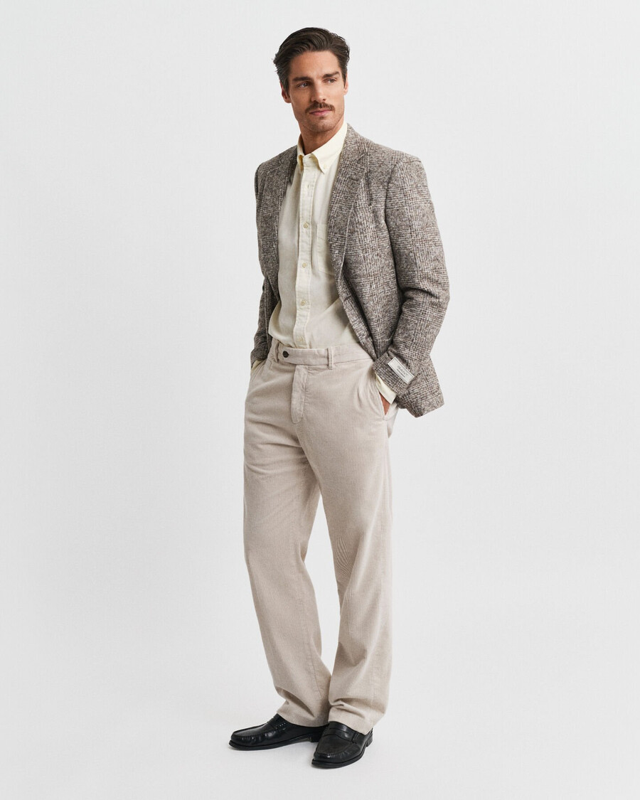 karierter strickblazer – seed melange