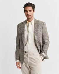 karierter strickblazer – seed melange