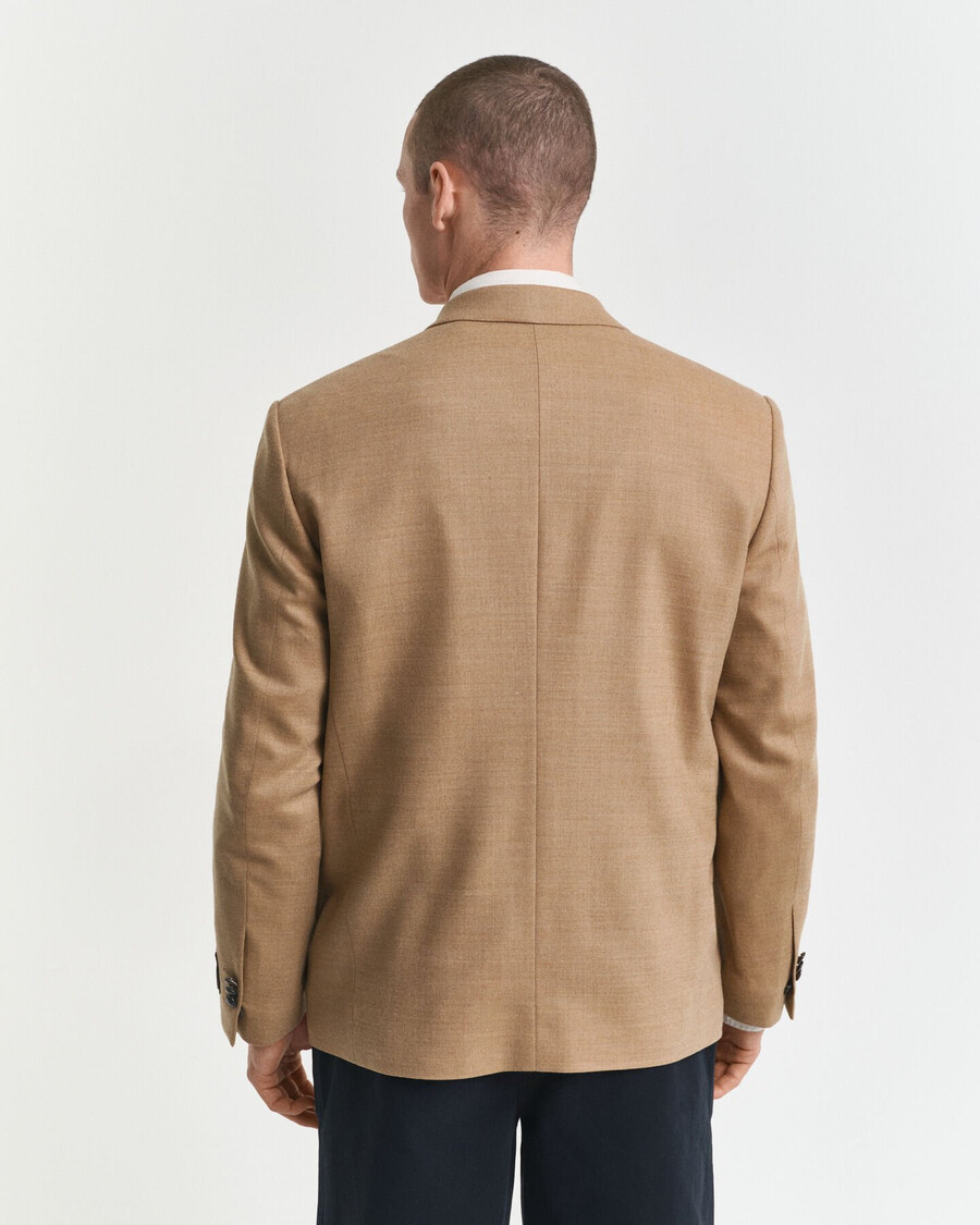 flanellblazer von camel club – warmes khaki