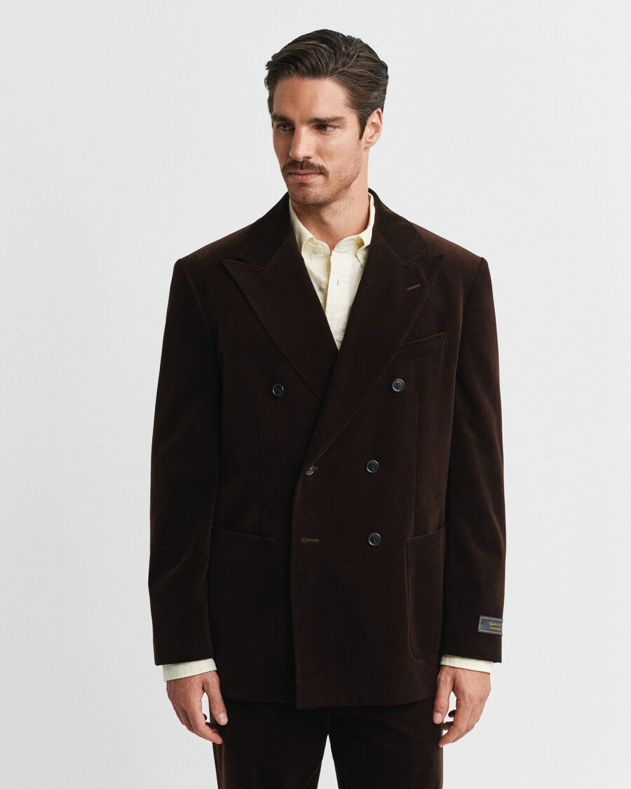 samt-anzugjacke – sattes braun