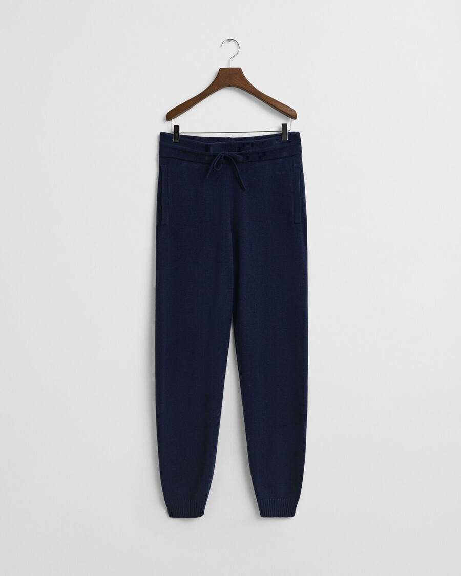 strickhose aus kaschmirmischung – abendblau
