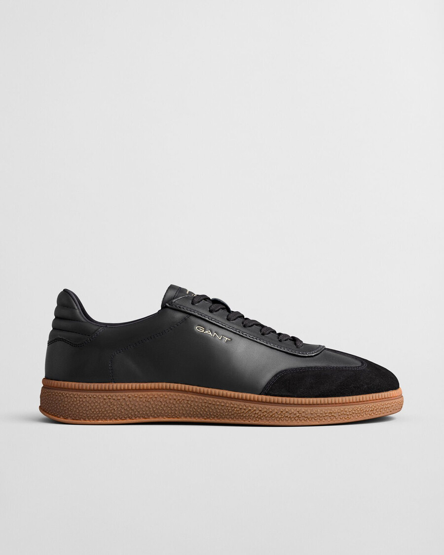 cuzmo leder-sneaker – schwarz