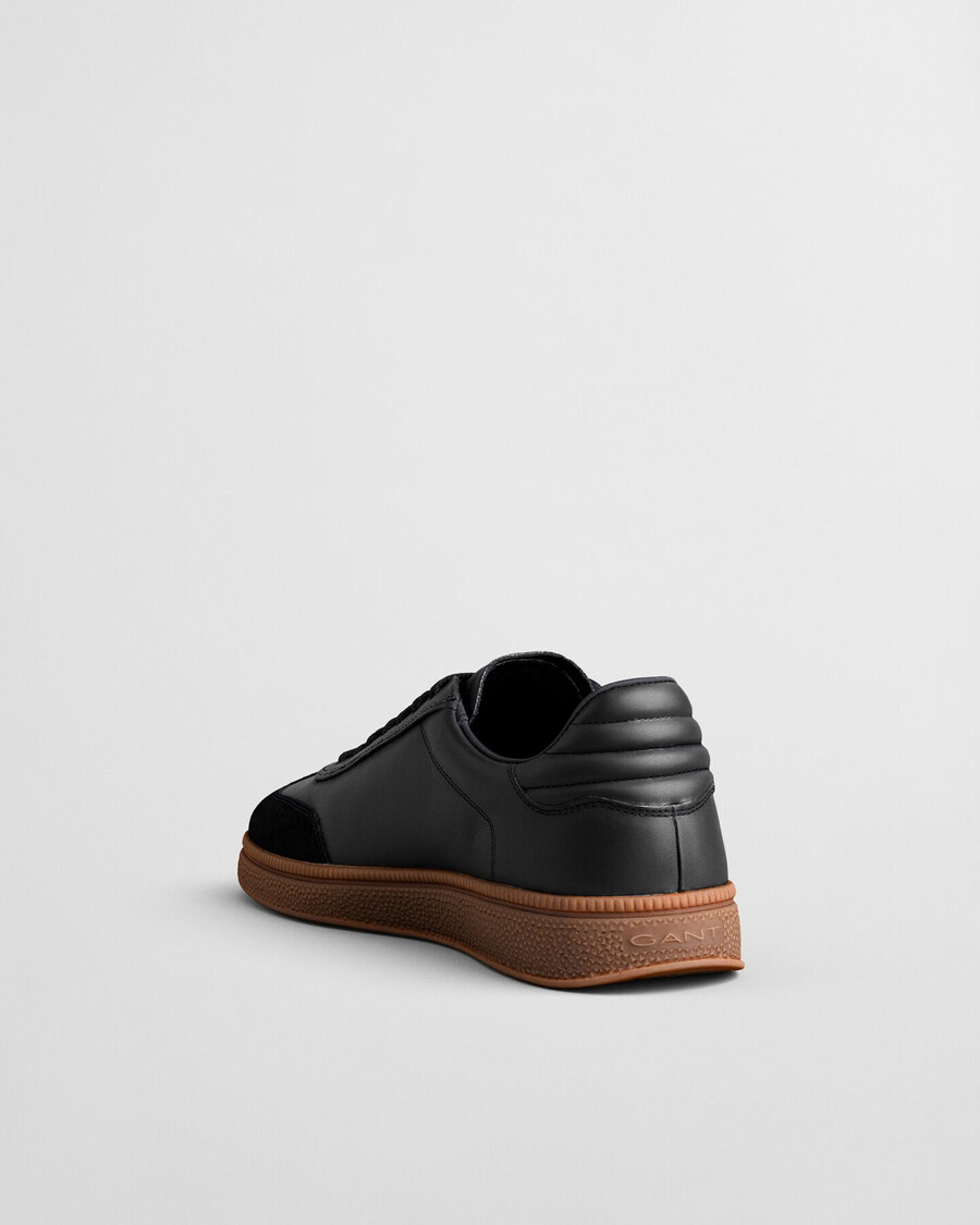 cuzmo leder-sneaker – schwarz