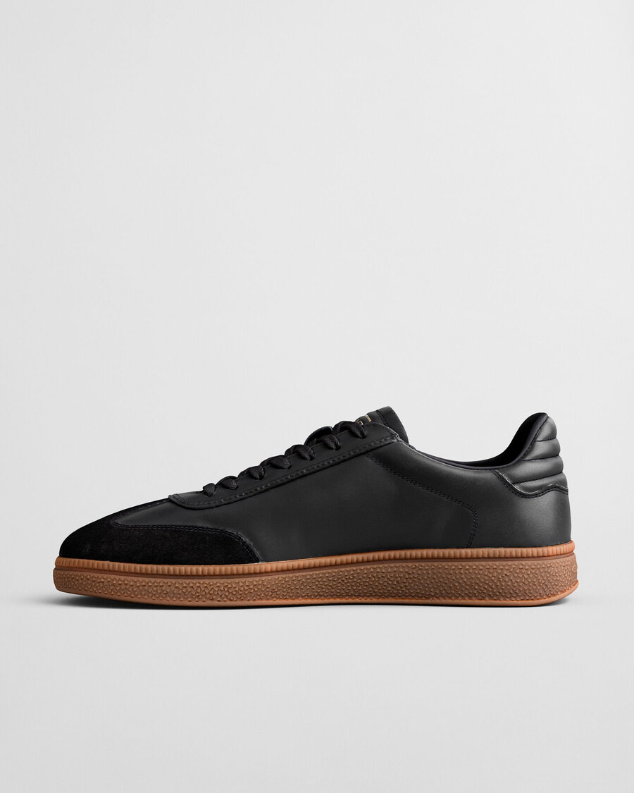 cuzmo leder-sneaker – schwarz