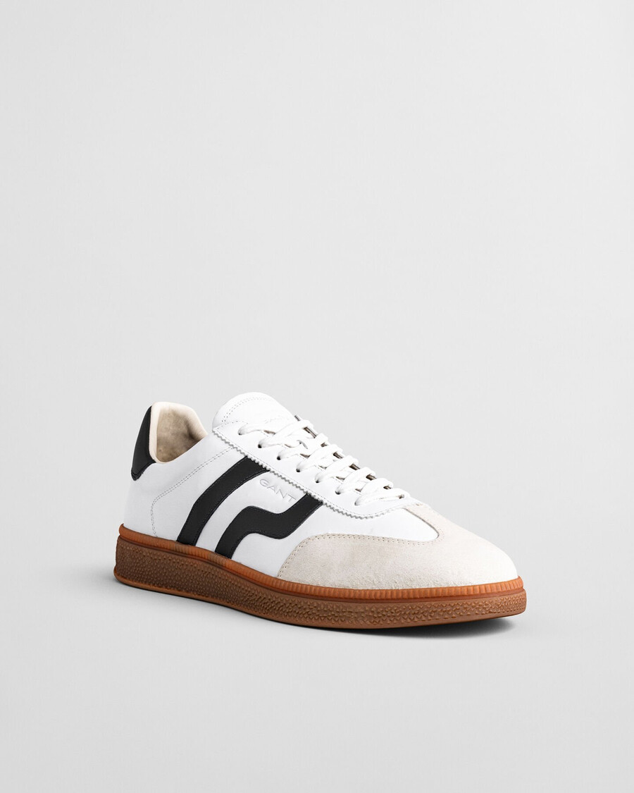cuzmo leder-sneaker – schwarzweiß
