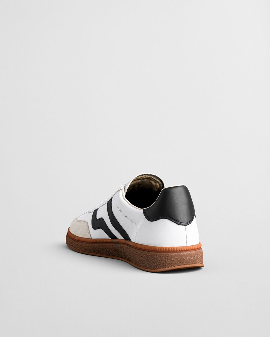 cuzmo leder-sneaker – schwarzweiß