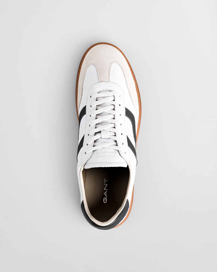 cuzmo leder-sneaker – schwarzweiß