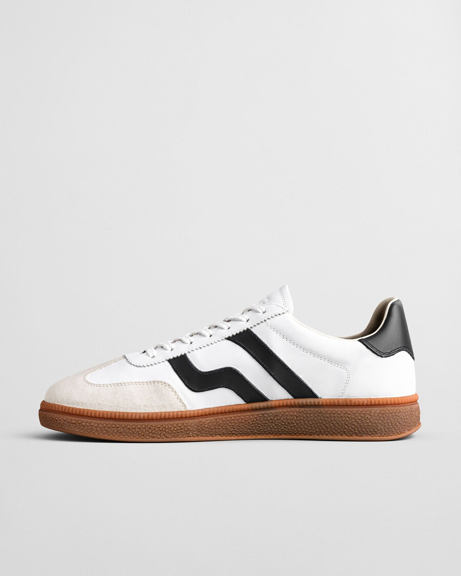 cuzmo leder-sneaker – schwarzweiß