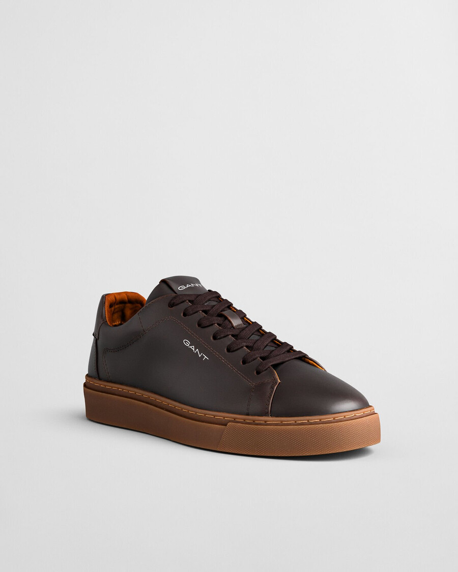 mcjulien ledersneaker – dunkelbraun