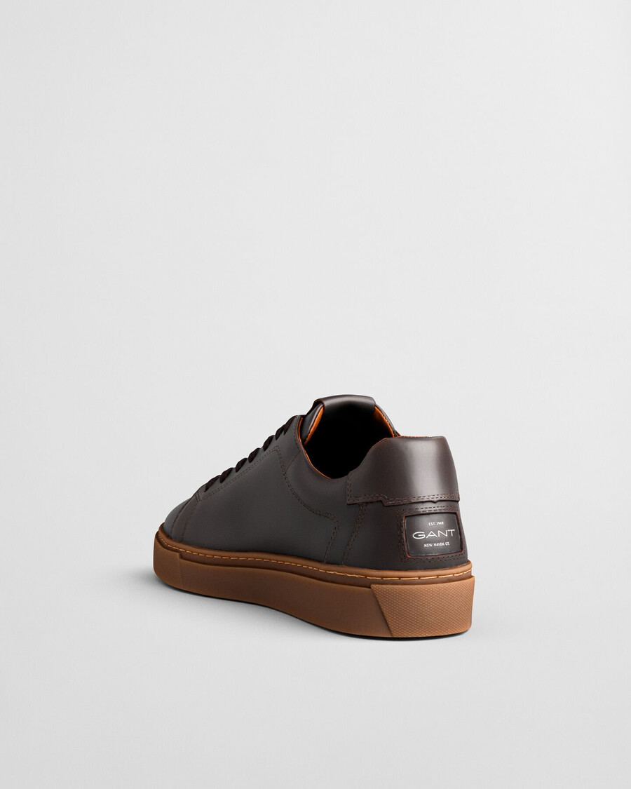 mcjulien ledersneaker – dunkelbraun