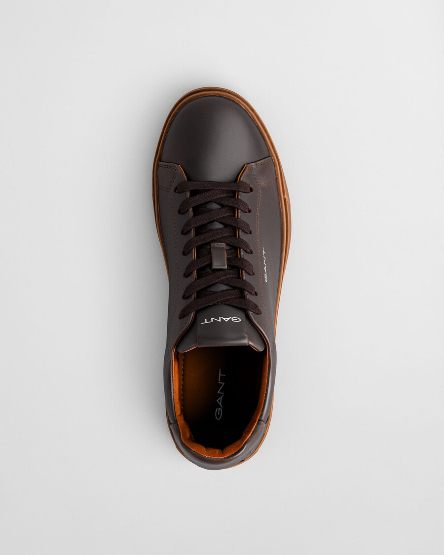 mcjulien ledersneaker – dunkelbraun