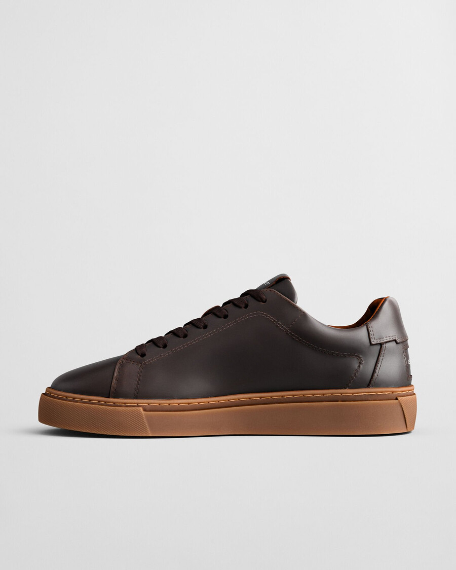 mcjulien ledersneaker – dunkelbraun