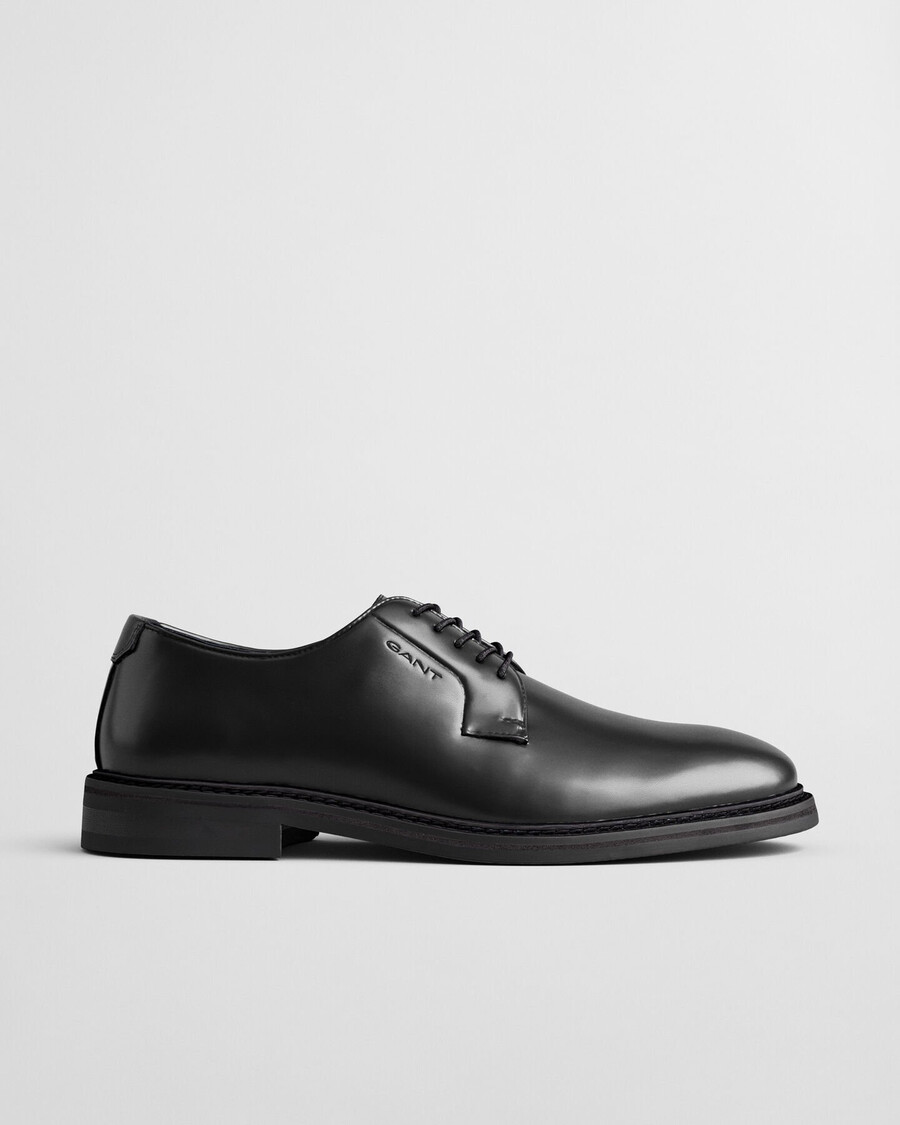 bidford leder-derbyschuhe - schwarz