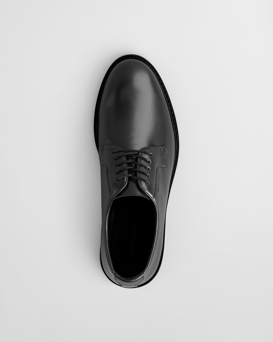 bidford leder-derbyschuhe - schwarz