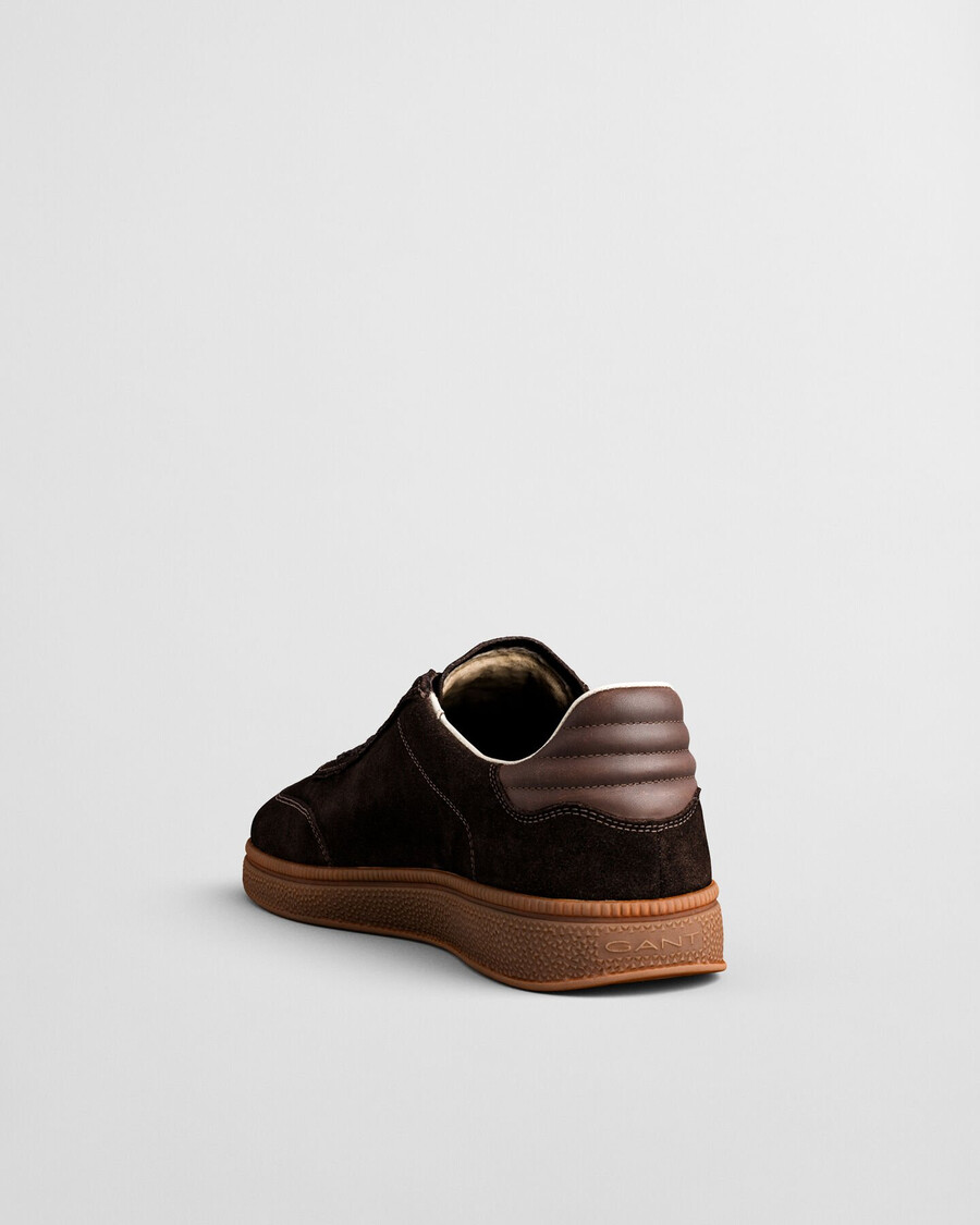 cuzmo wildleder-sneaker – dunkelbraun