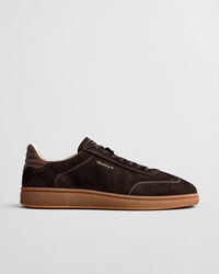 cuzmo wildleder-sneaker – dunkelbraun