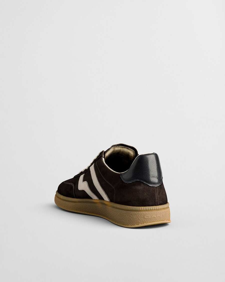 cuzmo wildleder-sneaker – dunkelbraun