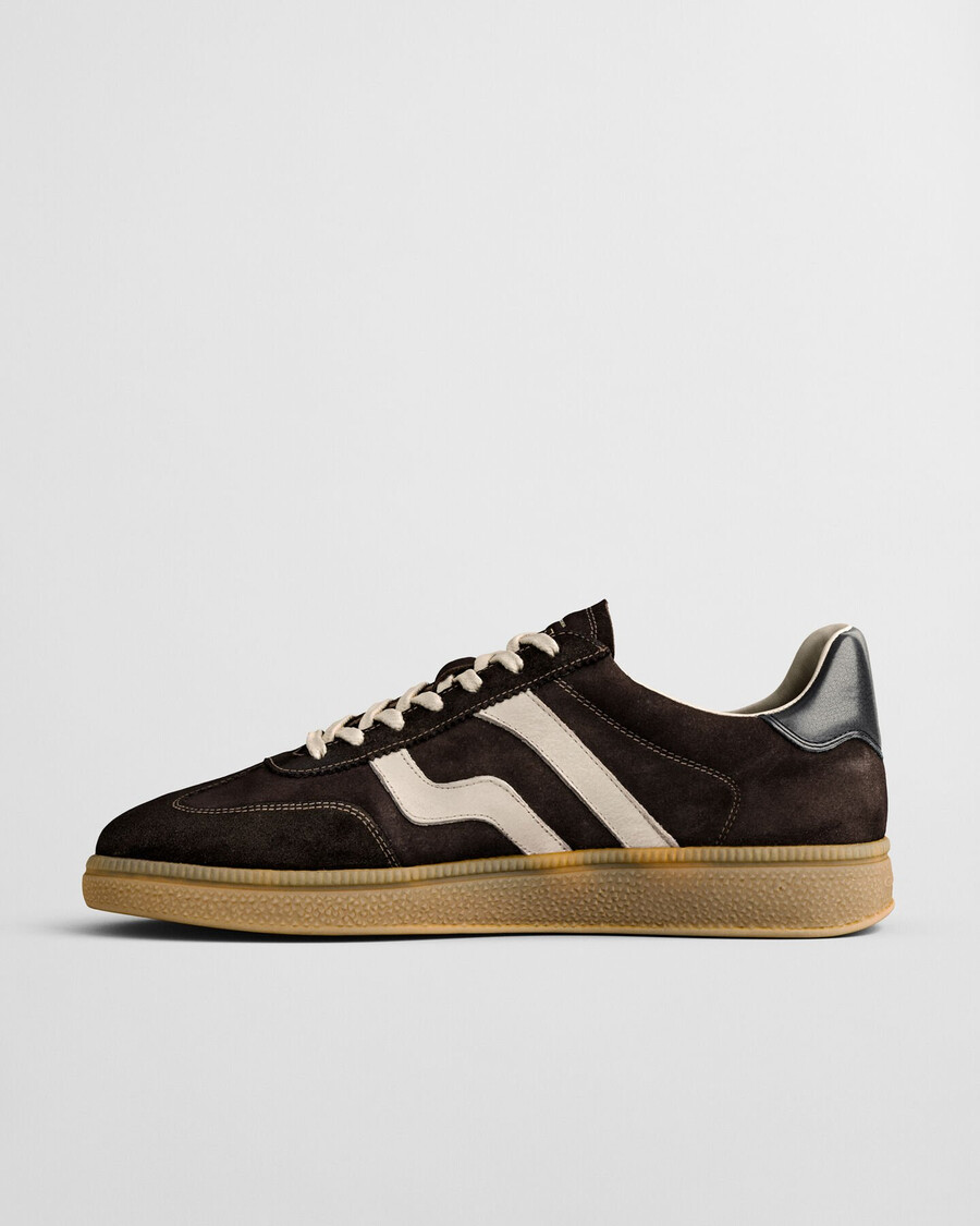 cuzmo wildleder-sneaker – dunkelbraun