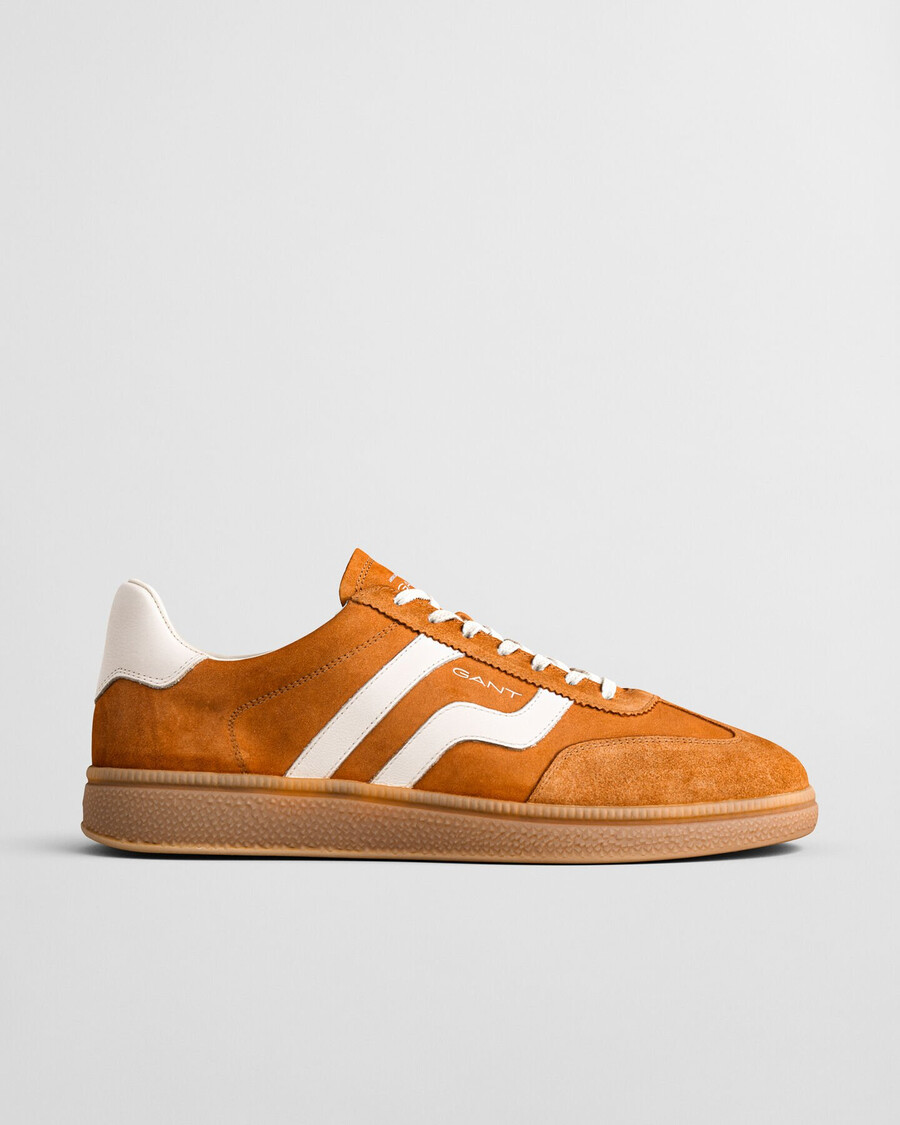 cuzmo wildleder-sneaker – rostbraun