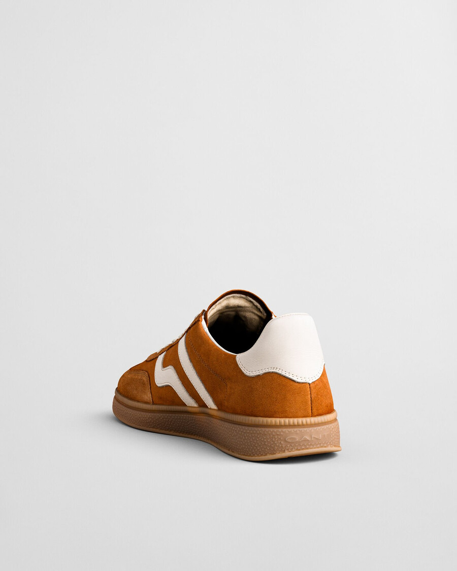 cuzmo wildleder-sneaker – rostbraun