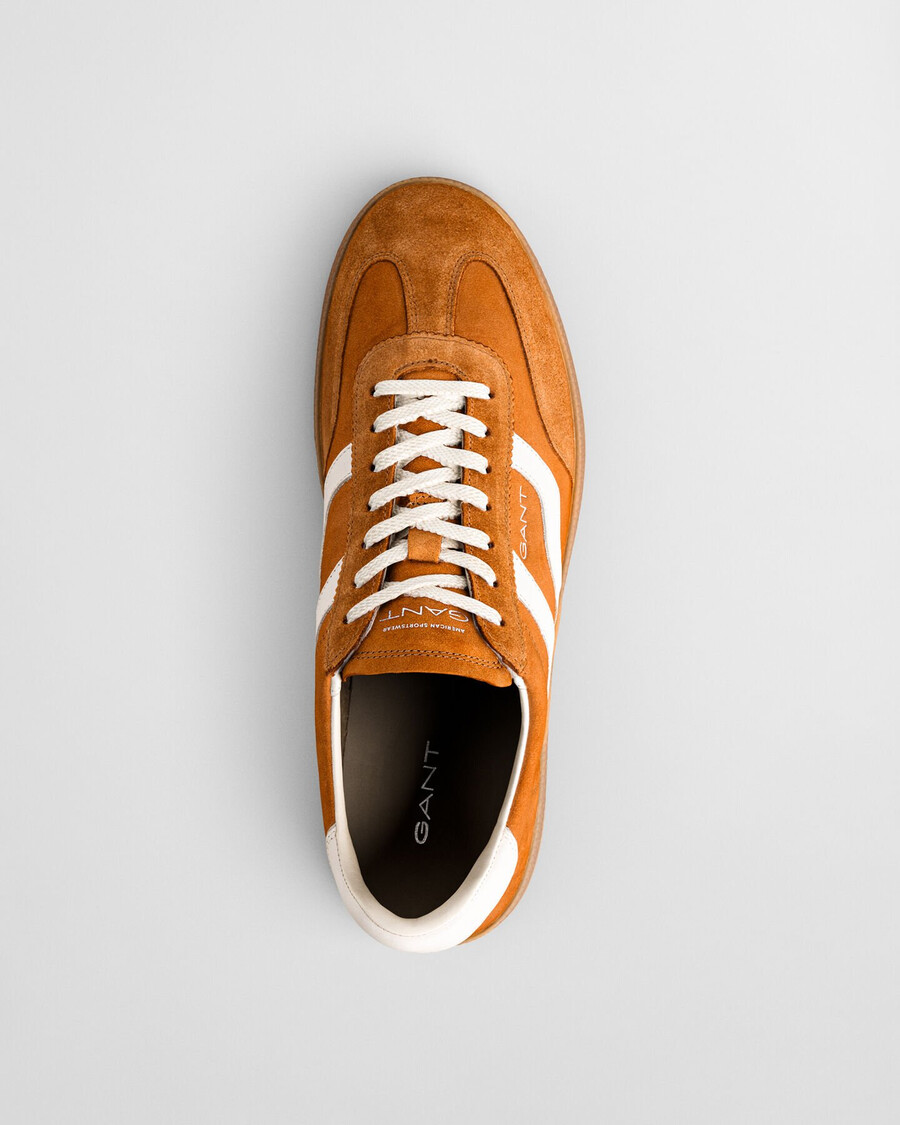 cuzmo wildleder-sneaker – rostbraun