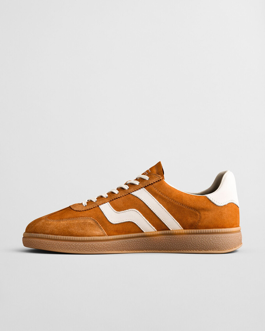 cuzmo wildleder-sneaker – rostbraun