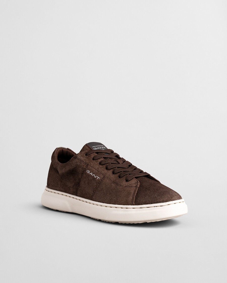 joree wildleder-sneaker – dunkelbraun