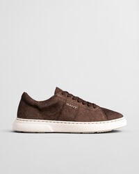 joree wildleder-sneaker – dunkelbraun